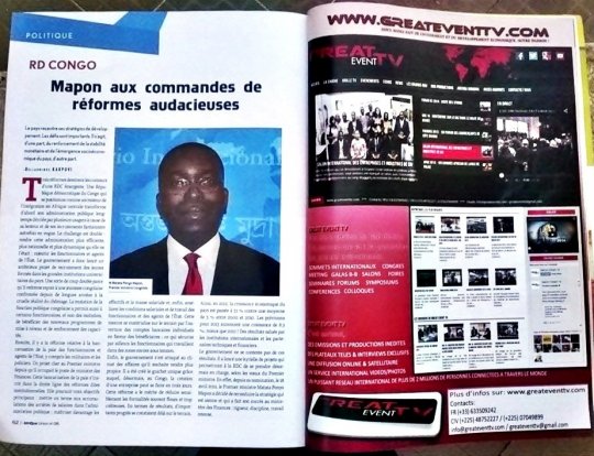 Le Magazine panafricain AFRIQUE UNION choisi Great Event TV