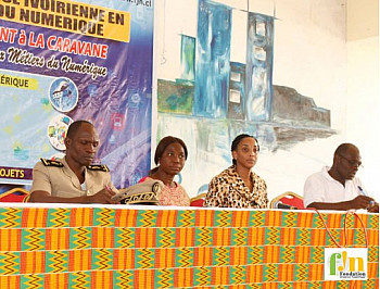 CARAVANE JEUNESSE NUMERIQUE A BONDOUKOU:  UNE JOURNEE INAUGURALE RICHE